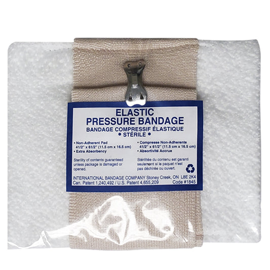 DRESCO1045 - Pressure Dressing Sterile 4" x 6" w/ ties