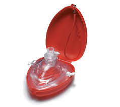 OXYG1170 - CPR Pocket Mask with O2 Outlet in plastic case